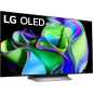 LG OLED77C31LA OLED evo TV (Flat, 77 Zoll / 195 cm, OLED 4K, SMART TV, webOS 23)