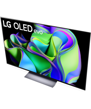 LG OLED77C31LA OLED evo TV (Flat, 77 Zoll / 195 cm, OLED 4K, SMART TV, webOS 23)