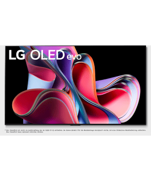 LG OLED65G39LA OLED evo TV (Flat, 65 Zoll / 165 cm, OLED 4K, SMART TV, webOS 23 mit LG ThinQ)