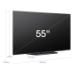 HISENSE 55 A 85 H OLED TV (Flat, 55 Zoll / 138 cm, UHD 4K, VIDAA U6)