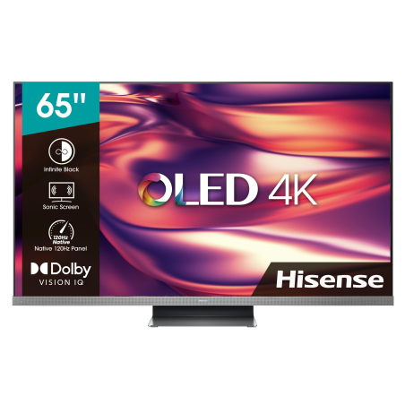 HISENSE 65A9H OLED TV (Flat, 65 Zoll / 163,9 cm, OLED 4K, SMART TV, VIDAA U)