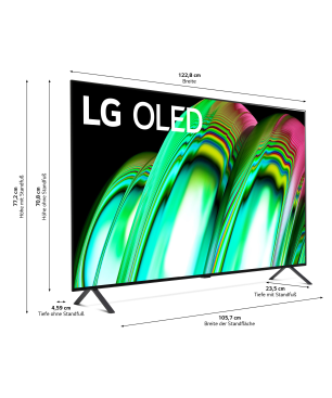 LG OLED55A29LA OLED TV (Flat, 55 Zoll / 139 cm, UHD 4K, SMART TV, webOS 22 mit LG ThinQ)