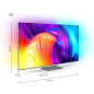 PHILIPS 50PUS8837/12 (50 Zoll) The One 4K UHD LED TV (Flat, 50 Zoll / 126 cm, UHD 4K, SMART TV, Ambilight, Android TV™ 11 (R))