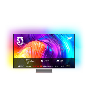 PHILIPS 50PUS8837/12 (50 Zoll) The One 4K UHD LED TV (Flat, 50 Zoll / 126 cm, UHD 4K, SMART TV, Ambilight, Android TV™ 11 (R))