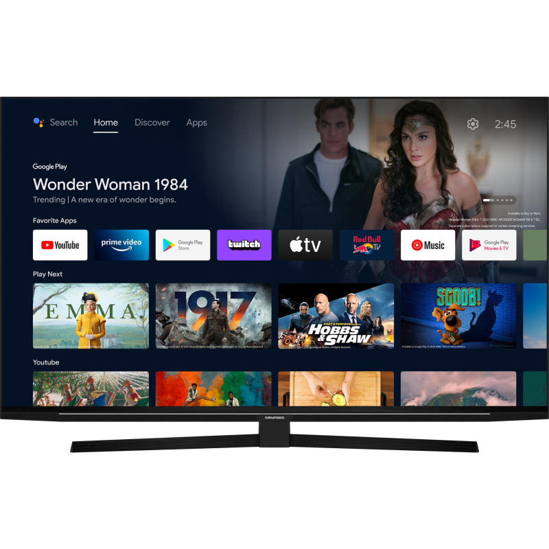 GRUNDIG 65 GUB 8251 Smart TV (65 Zoll / 164 cm, UHD 4K, SMART TV, Android 11)