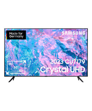 SAMSUNG GU65CU7179 LED TV (Flat, 65 Zoll / 163 cm, UHD 4K, SMART TV, Tizen)