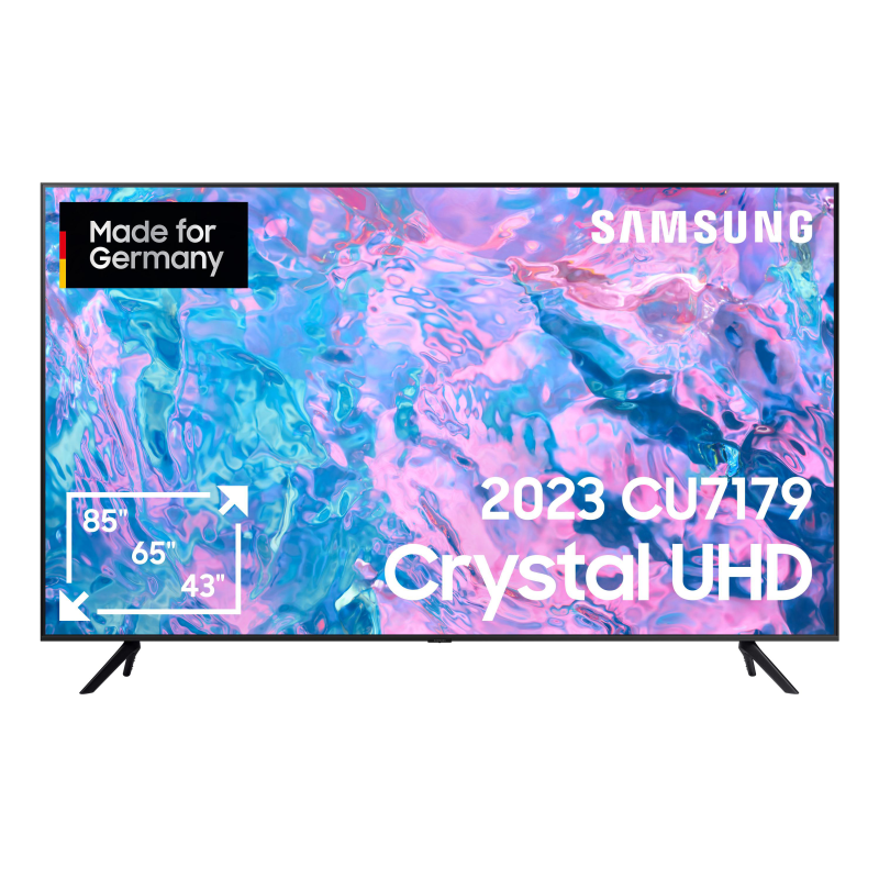 SAMSUNG GU65CU7179 LED TV (Flat, 65 Zoll / 163 cm, UHD 4K, SMART TV, Tizen)