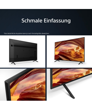 SONY BRAVIA KD-55X75WL LED TV (Flat, 55 Zoll / 139 cm, HDR 4K, SMART TV, Google TV)