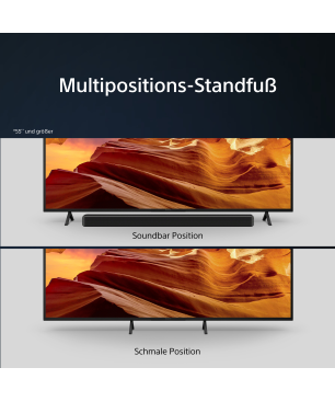 SONY BRAVIA KD-55X75WL LED TV (Flat, 55 Zoll / 139 cm, HDR 4K, SMART TV, Google TV)