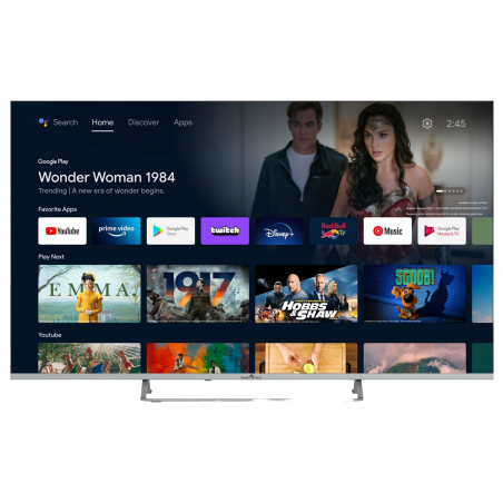 SMART TECH 55 Zoll QLED Smart TV 55QA20V3 LED TV (Flat, 55 Zoll / 139 cm, UHD 4K, SMART TV, android 11.0)