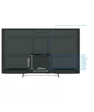 SMART TECH 55 Zoll QLED Smart TV 55QA20V3 LED TV (Flat, 55 Zoll / 139 cm, UHD 4K, SMART TV, android 11.0)