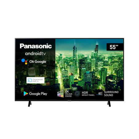 PANASONIC TX-55LXW704 LED TV (Flat, 55 Zoll / 139 cm, UHD 4K, SMART TV, Android)