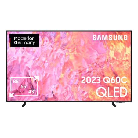 SAMSUNG GQ43Q60CAU QLED TV (Flat, 43 Zoll / 108 cm, UHD 4K, SMART TV, Tizen)