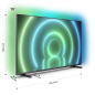 PHILIPS 55PUS7906/12 LED TV (Flat, 55 Zoll / 139 cm, UHD 4K, SMART TV, Ambilight, Android TV™ 10 (Q))