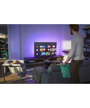 PHILIPS 55PUS7906/12 LED TV (Flat, 55 Zoll / 139 cm, UHD 4K, SMART TV, Ambilight, Android TV™ 10 (Q))