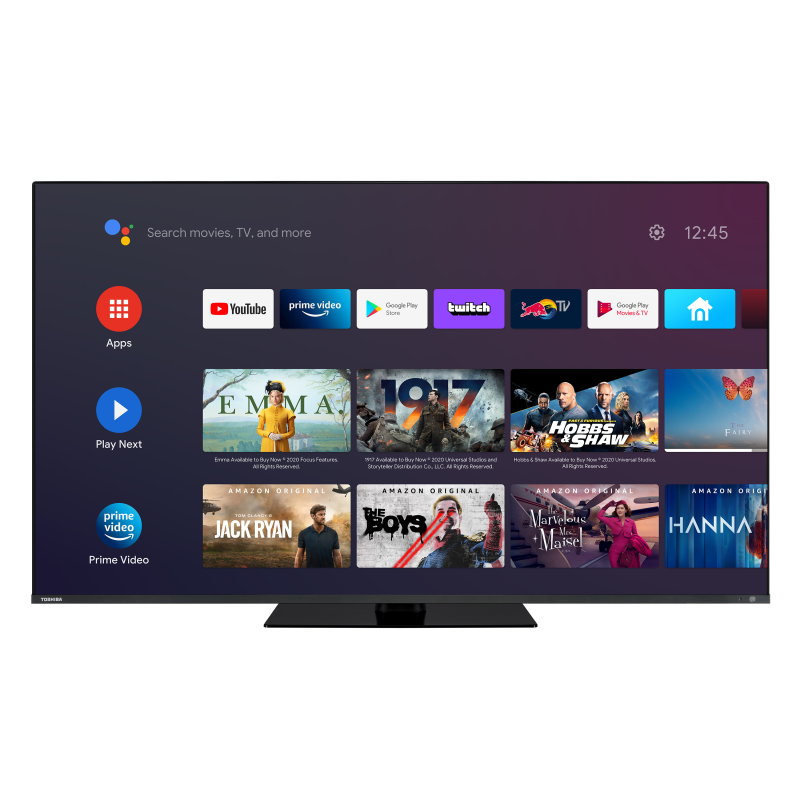 TOSHIBA 43QA7D63DG QLED TV (Flat, 43 Zoll / 108 cm, UHD 4K)