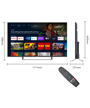 SMART TECH 50 Zoll Smart TV 50UA20V3 Fernseher (Flat, 50 Zoll / 126 cm, UHD 4K, SMART TV, android 11.0)