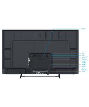 SMART TECH 50 Zoll Smart TV 50UA20V3 Fernseher (Flat, 50 Zoll / 126 cm, UHD 4K, SMART TV, android 11.0)