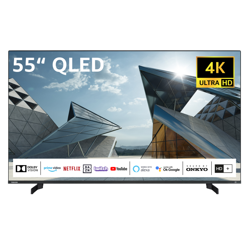 TELEFUNKEN 55QL5D63DAY QLED TV (Flat, 55 Zoll / 139 cm, UHD 4K)