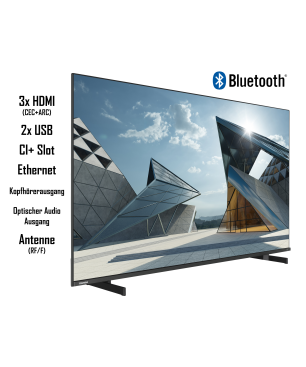 TELEFUNKEN 55QL5D63DAY QLED TV (Flat, 55 Zoll / 139 cm, UHD 4K)