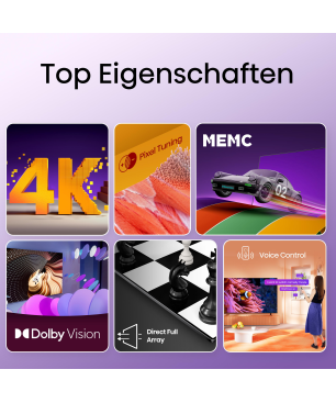 HISENSE 43A6K 4K UHD Smart TV LED TV (Flat, 43 Zoll / 108 cm, UHD 4K, SMART TV, VIDAA U6)