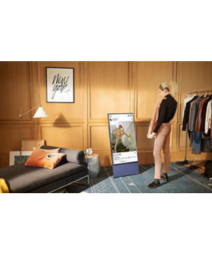 SAMSUNG GQ 43 LS 05 TCUXZG QLED TV (Flat, 43 Zoll / 108 cm, UHD 4K, SMART TV, Tizen™)