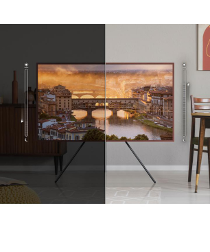 SAMSUNG GQ 55 LS 03 AAUXZG QLED TV (Flat, 55 Zoll / 138 cm, UHD 4K, SMART TV, Tizen)