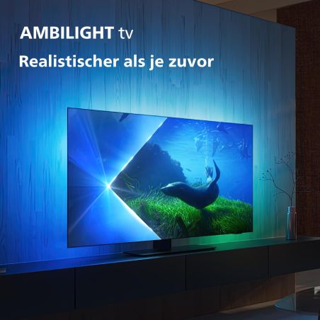 PHILIPS 48OLED808/12 4K OLED Ambilight TV (Flat, 48 Zoll / 121 cm, OLED 4K, SMART TV, Ambilight, GoogleTV12)
