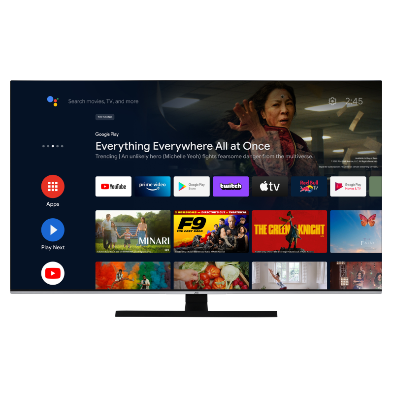 JVC LT-65VAQ7255 QLED TV (Flat, 65 Zoll / 164 cm, UHD 4K)