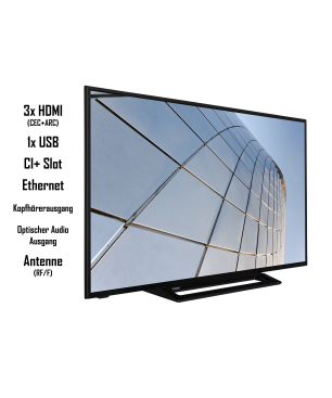 TOSHIBA 65UK3163DG LED TV (Flat, 65 Zoll / 164 cm, UHD 4K)