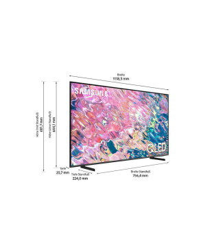 SAMSUNG GQ50Q60BAU QLED TV (Flat, 50 Zoll / 125 cm, UHD 4K, SMART TV, Tizen™ mit Gaming Hub)