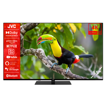 JVC LT-55VU6355 LED TV (Flat, 55 Zoll / 139 cm, UHD 4K)
