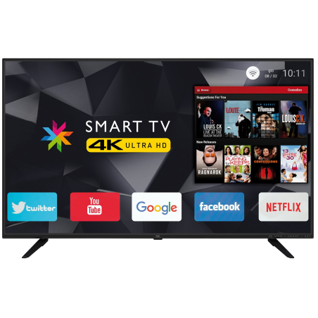 TREVI UHD 5003 SMART LED TV (Flat, 50 Zoll / 127 cm, UHD 4K)