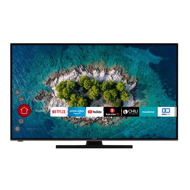 HITACHI U50K6100A LED TV (Flat, 50 Zoll / 126 cm, UHD 4K, SMART TV)