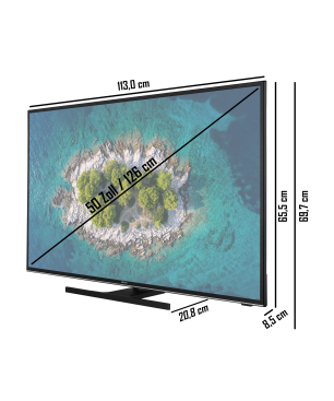 HITACHI U50K6100A LED TV (Flat, 50 Zoll / 126 cm, UHD 4K, SMART TV)