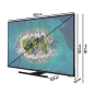 HITACHI U50K6100A LED TV (Flat, 50 Zoll / 126 cm, UHD 4K, SMART TV)