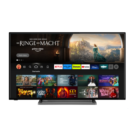 TOSHIBA 55UF3D63DA Fire TV (Flat, 55 Zoll / 139 cm, UHD 4K)