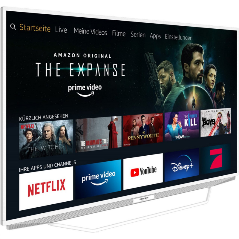 GRUNDIG 50GUW7170 LED TV (Flat, 50 Zoll / 126 cm, UHD 4K, SMART TV, Fire-TV Experience)