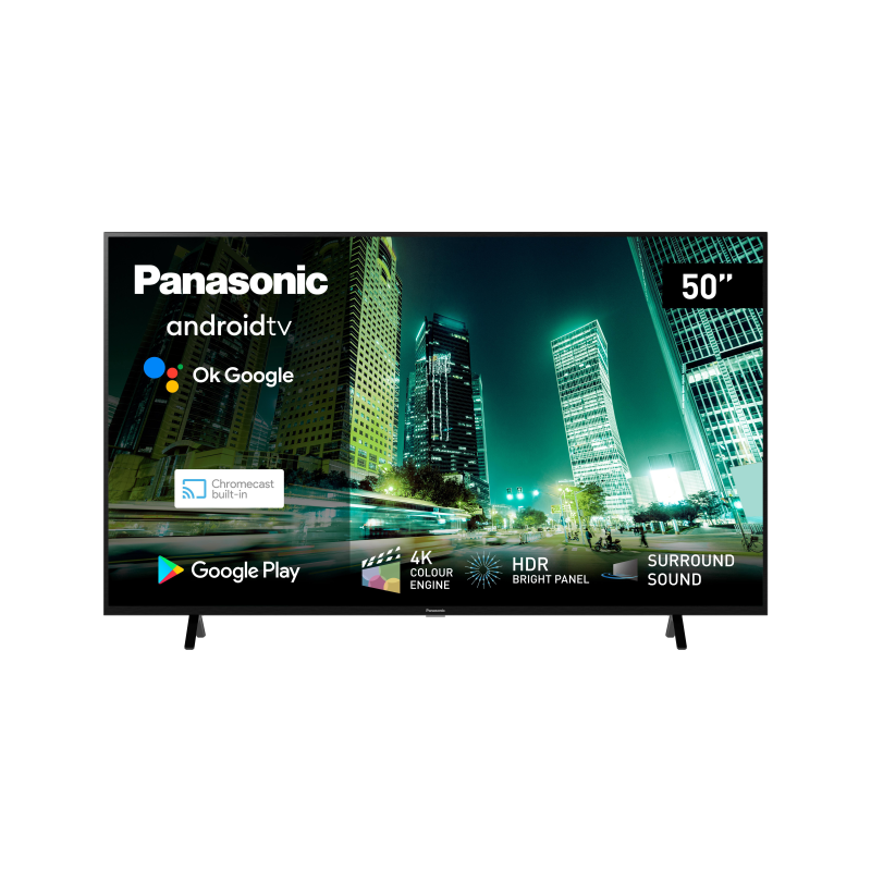 PANASONIC TX-50LXW704 LED TV (Flat, 50 Zoll / 126 cm, UHD 4K, SMART TV, Android)