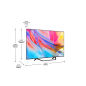 HISENSE 50A7KQ QLED TV (Flat, 50 Zoll / 126 cm, UHD 4K, SMART TV, VIDAA)