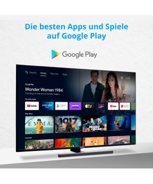 MEDION LIFE® X14377 Fernseher (Flat, 42,5 Zoll / 108 cm, HD, Android)