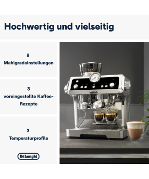 DELONGHI La Specialista Prestigio EC9355.M Espressomaschine Silber