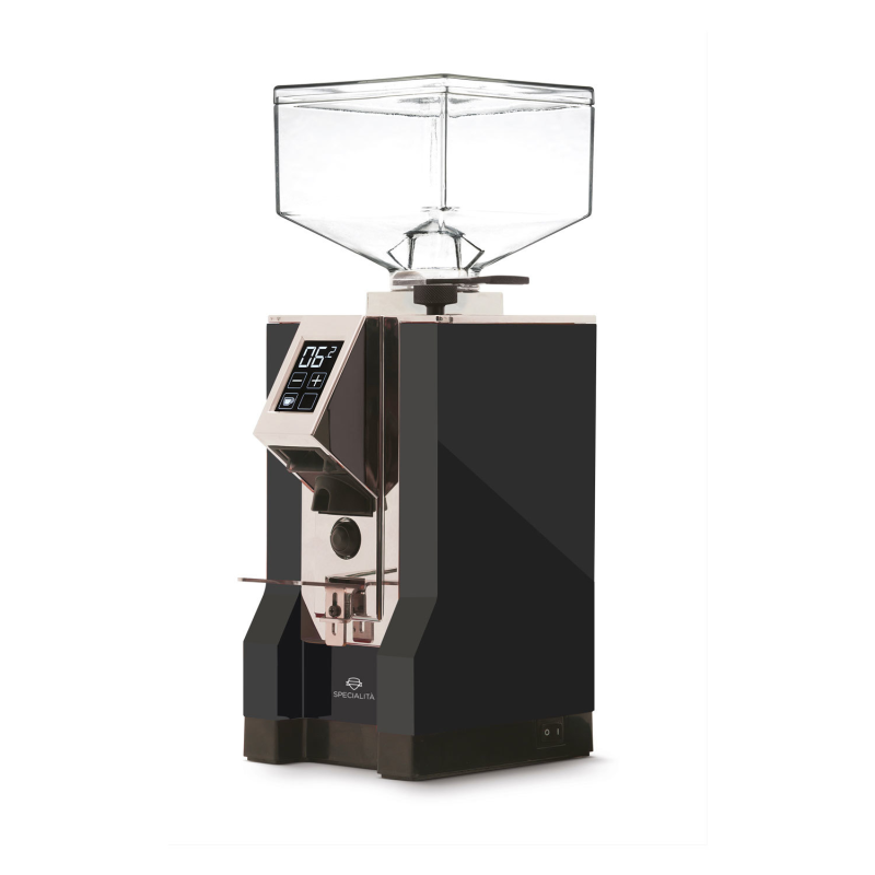 EUREKA Mignon Specialità Elektrische Kaffeemühle Schwarz-Matt (260 Watt, 50-mm-Stahlscheibenmahlwerk)