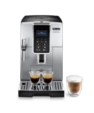 DELONGHI Dinamica ECAM350.35.SB Kaffeevollautomat Silber/Schwarz