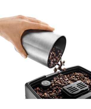 DELONGHI Dinamica ECAM350.35.SB Kaffeevollautomat Silber/Schwarz