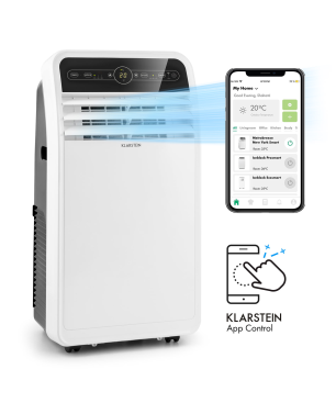 KLARSTEIN Metrobreeze New York Smart 12k Klimagerät weiß (Max. Raumgröße: 59 m², EEK: A)