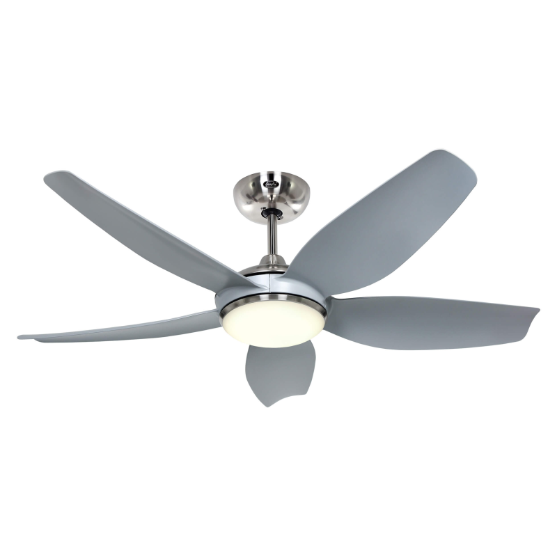 CASAFAN Eco Volare Deckenventilator Grau / Silber (27 Watt, Durchmesser 116 cm)