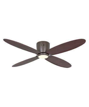 CASAFAN Eco Plano II LED Deckenventilator Nussbaum (28 Watt)