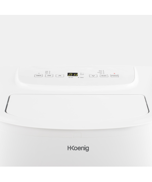 H.KOENIG KOL7812 Reversible+ Mobiles Klimagerät Weiß (Max. Raumgröße: 25 m², EEK: A)