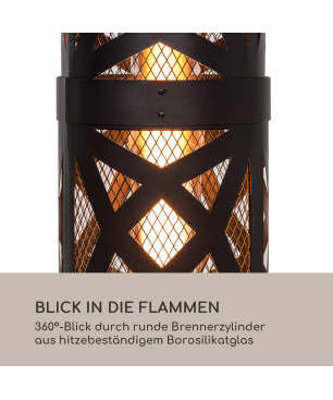 BLUMFELDT Goldflame Style Gasheizstrahler (11200 Watt)